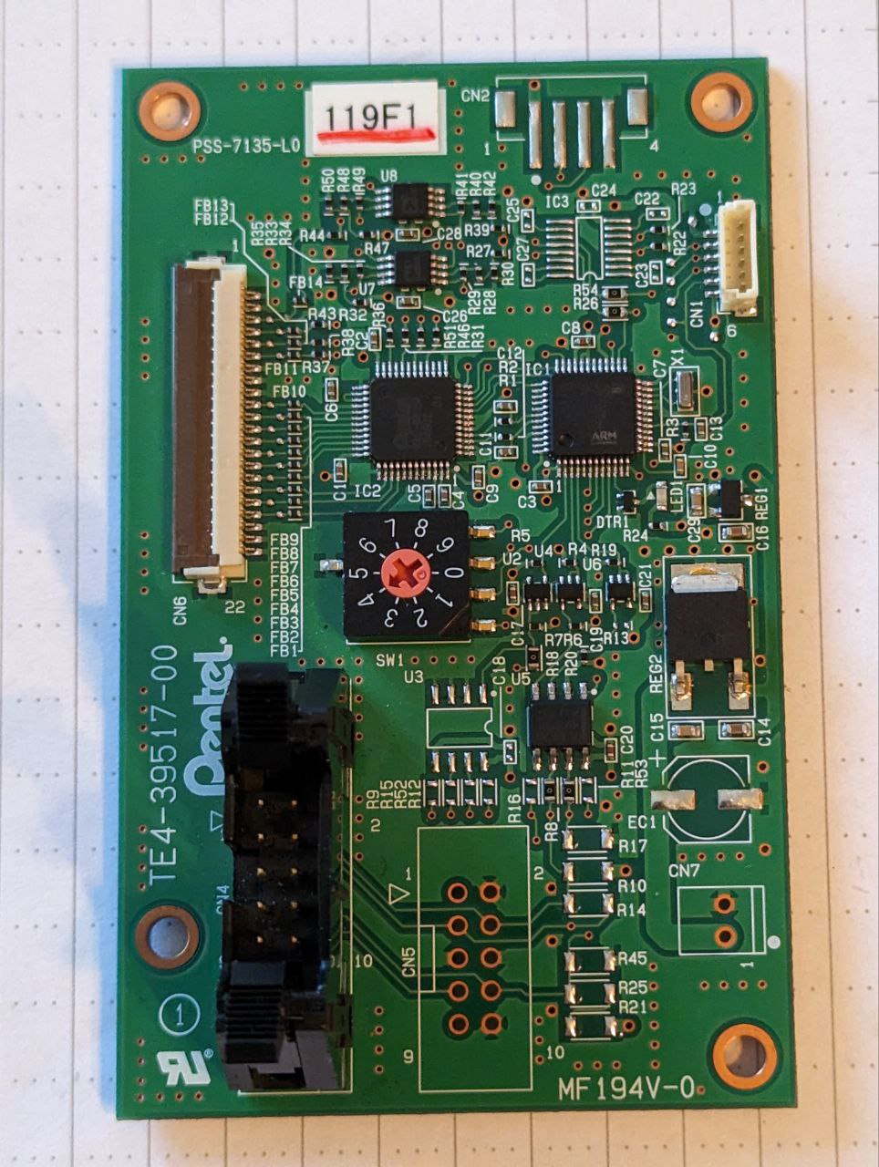 Touch Unit Control Board